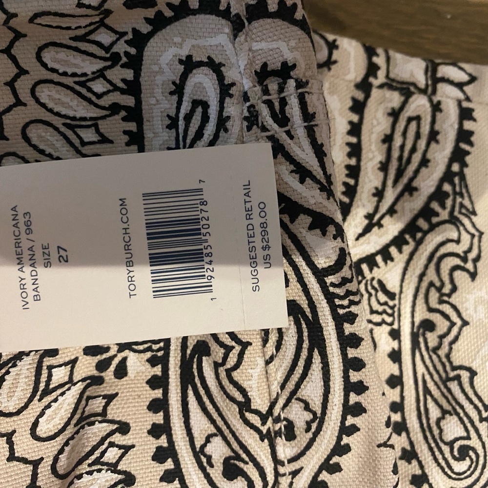 Tory Burch denim bootcut pants. Women’s size 27. - Picture 2 of 8